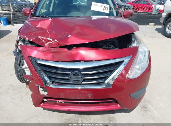 3N1CN7AP2GL873994 2016 NISSAN VERSA Red Դիմացի տեսք