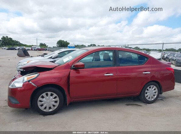 3N1CN7AP2GL873994 2016 NISSAN VERSA Red Սալոնի 360 աստիճան տեսք