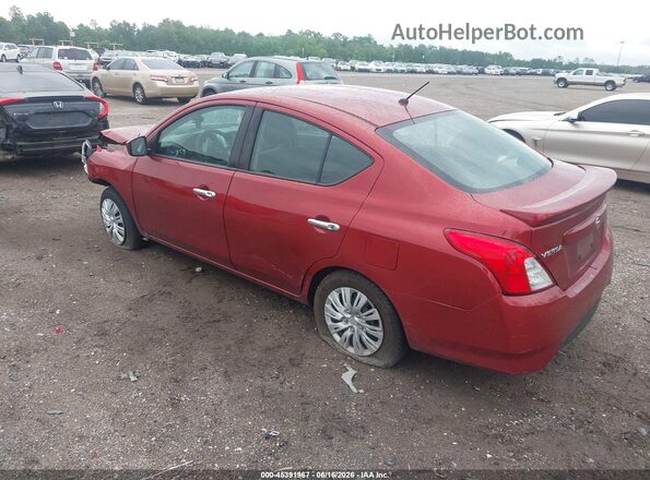 3N1CN7AP2KL856170 2019 NISSAN VERSA Красный Задняя левая четверть