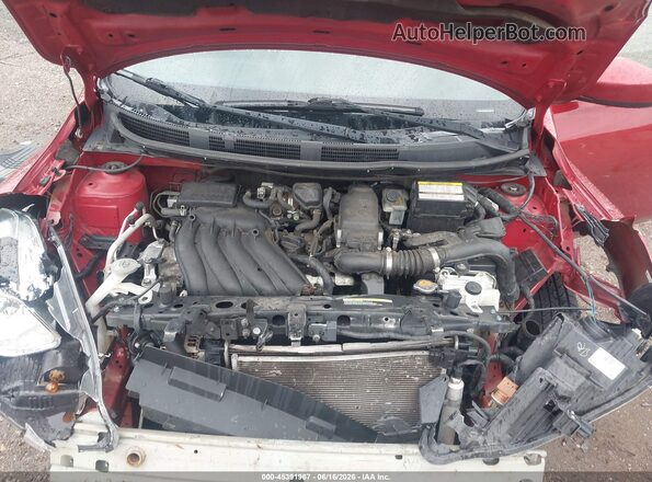 3N1CN7AP2KL856170 2019 NISSAN VERSA Красный Вид сзади