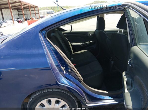 3N1CN7AP2KL859666 2019 NISSAN VERSA Blue VIN კოდის სტიკერის ხედი