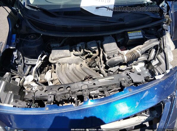 3N1CN7AP2KL859666 2019 NISSAN VERSA Blue უკანა ხედი