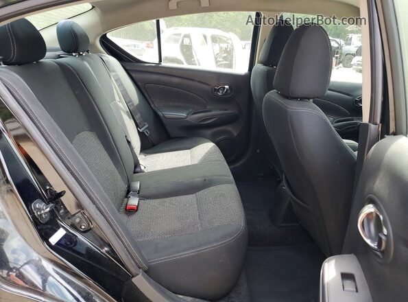 3N1CN7AP2KL877553 2019 NISSAN VERSA Black Vista de los asientos traseros