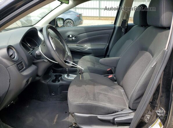 3N1CN7AP2KL877553 2019 NISSAN VERSA Black Vista interior delantera