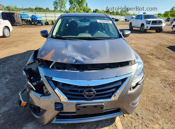 3N1CN7AP3GL817630 2016 NISSAN VERSA Charcoal Front view