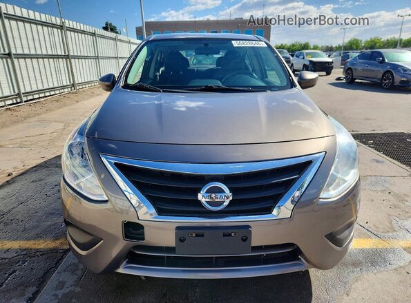3N1CN7AP3GL840695 2016 NISSAN VERSA Gray წინა ხედი