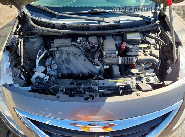 3N1CN7AP3GL840695 2016 NISSAN VERSA Gray უკანა სალონის ხედი