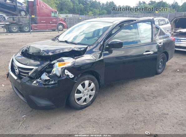 3N1CN7AP3HL815202 2017 NISSAN VERSA Black Przód lewy