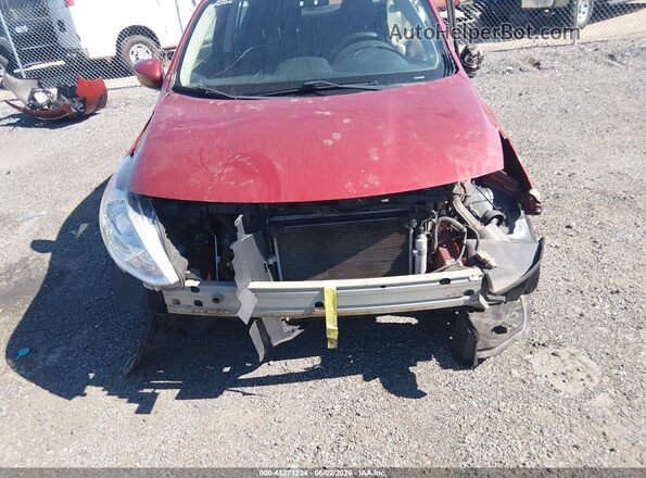 3N1CN7AP3KL878761 2019 NISSAN VERSA Red Widok z przodu