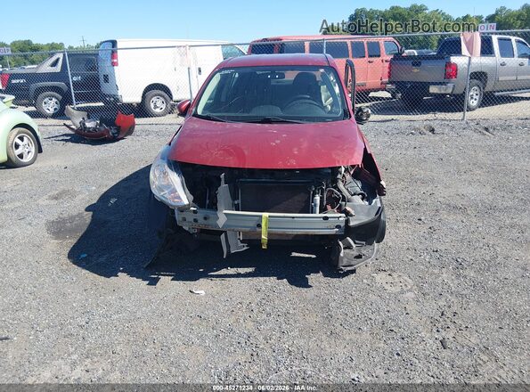 3N1CN7AP3KL878761 2019 NISSAN VERSA Red Widok wnętrza z tyłu