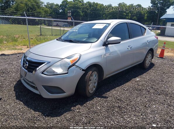 3N1CN7AP4GL827390 2016 NISSAN VERSA Silver წინა მარცხენა ხედი სამი მეოთხედიდან