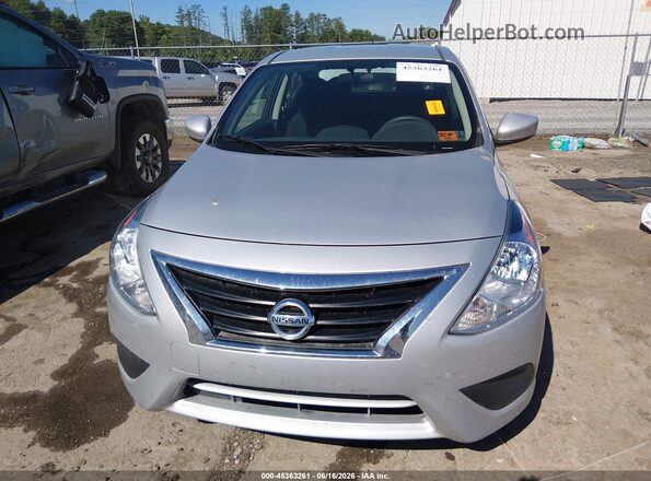 3N1CN7AP4GL854671 2016 NISSAN VERSA Silver Вид задньої частини салону