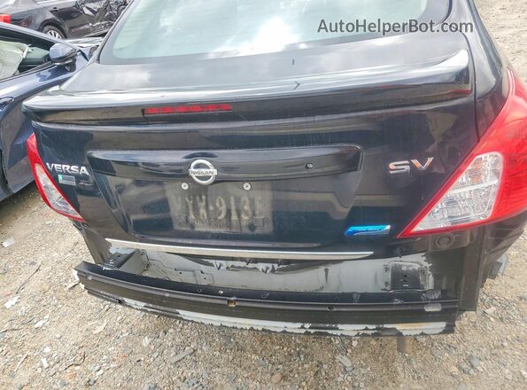 3N1CN7AP4GL872572 2016 NISSAN VERSA Black Widok z tyłu