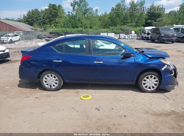 3N1CN7AP4JL801993 2018 NISSAN VERSA Синий Вид задней части салона