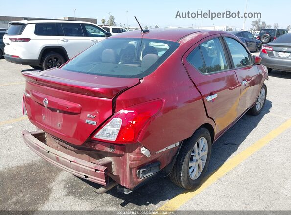 3N1CN7AP4JL830992 2018 NISSAN VERSA Red Tył prawy