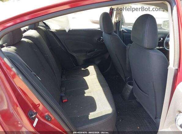 3N1CN7AP4JL830992 2018 NISSAN VERSA Red Widok naklejki z numerem VIN