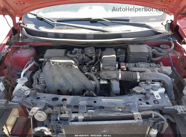 3N1CN7AP4JL830992 2018 NISSAN VERSA Red Widok z tyłu