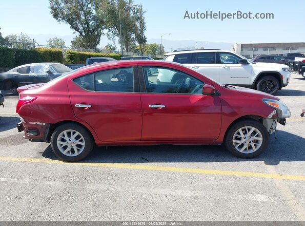 3N1CN7AP4JL830992 2018 NISSAN VERSA Red 