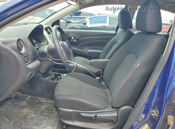 3N1CN7AP4KL830394 2019 NISSAN VERSA Blue წინა სალონის ხედი