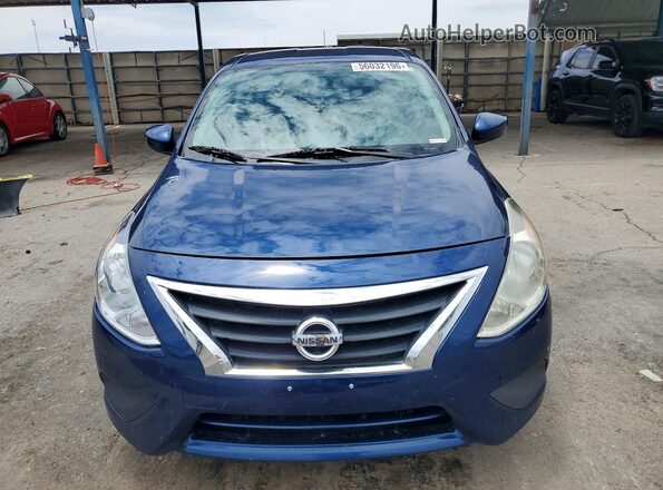 3N1CN7AP4KL830394 2019 NISSAN VERSA Blue წინა ხედი