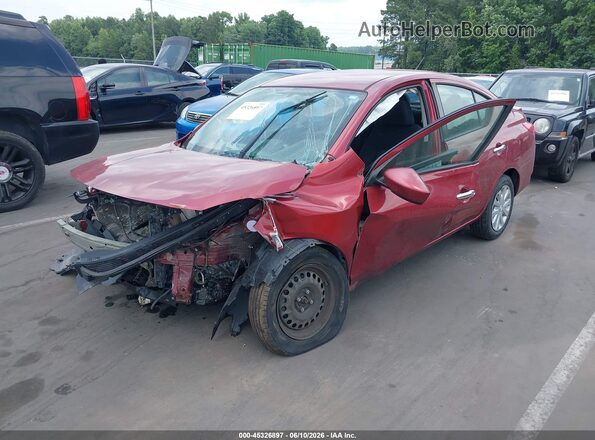 3N1CN7AP4KL868532 2019 NISSAN VERSA Red Vista tres cuartos delantera izquierda