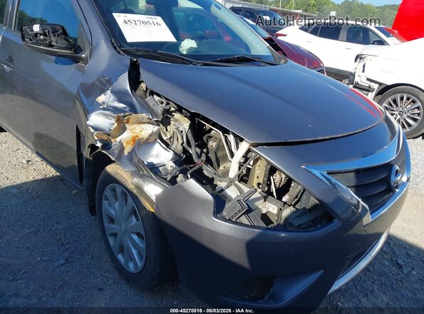 3N1CN7AP5GL866103 2016 NISSAN VERSA Gray Front view