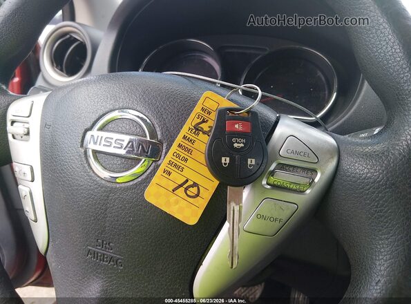 3N1CN7AP5GL892197 2016 NISSAN VERSA Red Vista del salpicadero