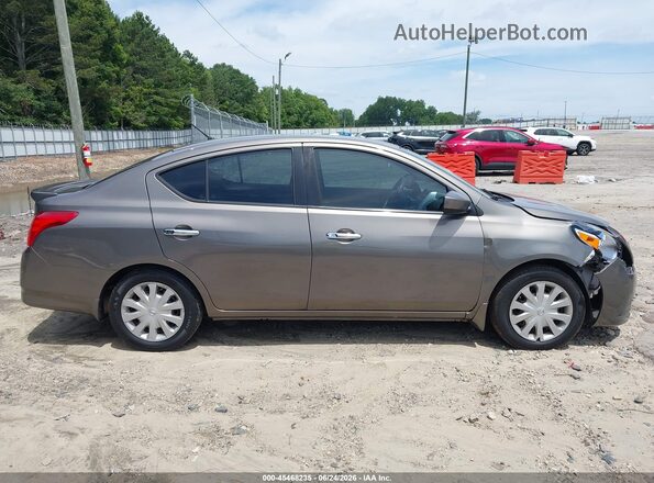 3N1CN7AP5GL906065 2016 NISSAN VERSA Gray Rear interior view