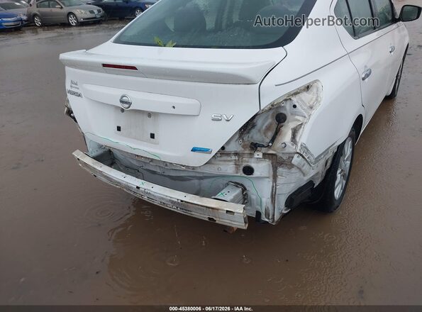 3N1CN7AP6GL846538 2016 NISSAN VERSA White Instrument cluster view