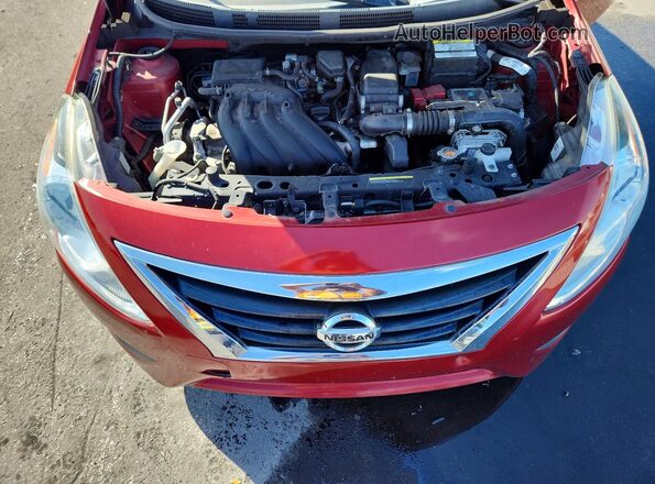 3N1CN7AP6GL865915 2016 NISSAN VERSA Red Вид задньої частини салону