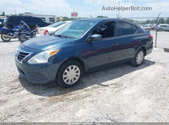 3N1CN7AP6GL903787 2016 NISSAN VERSA Dark Blue Առջևի ձախ երեք քառորդ տեսարան