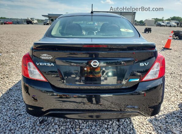 3N1CN7AP7GL807652 2016 NISSAN VERSA Black უკანა ხედი