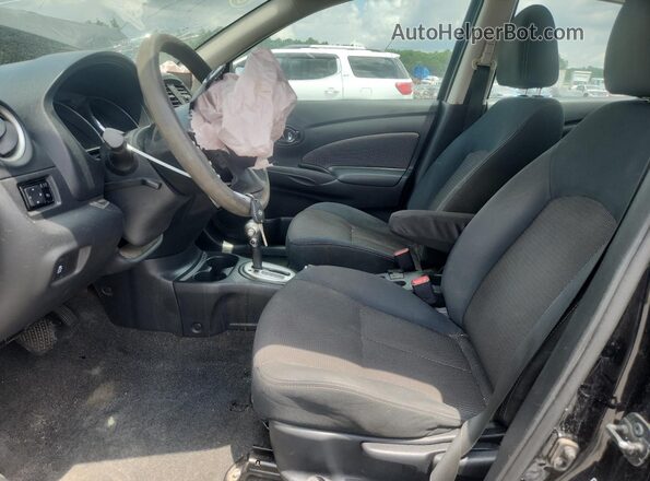 3N1CN7AP7GL807652 2016 NISSAN VERSA Black წინა სალონის ხედი