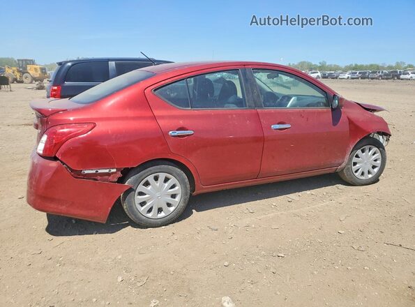 3N1CN7AP7GL897837 2016 NISSAN VERSA Красный Задняя правая четверть