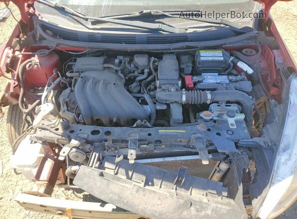 3N1CN7AP7GL897837 2016 NISSAN VERSA Красный Вид задней части салона