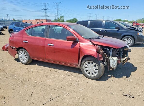 3N1CN7AP7GL897837 2016 NISSAN VERSA Красный Передняя правая четверть