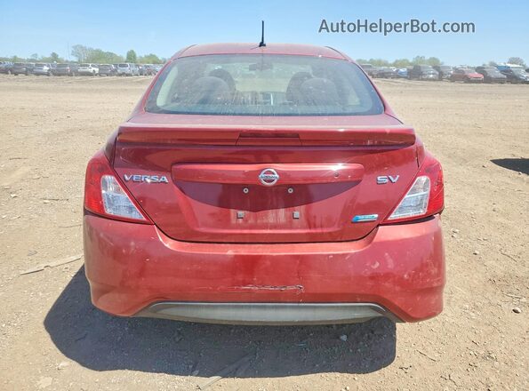 3N1CN7AP7GL897837 2016 NISSAN VERSA Красный Вид сзади