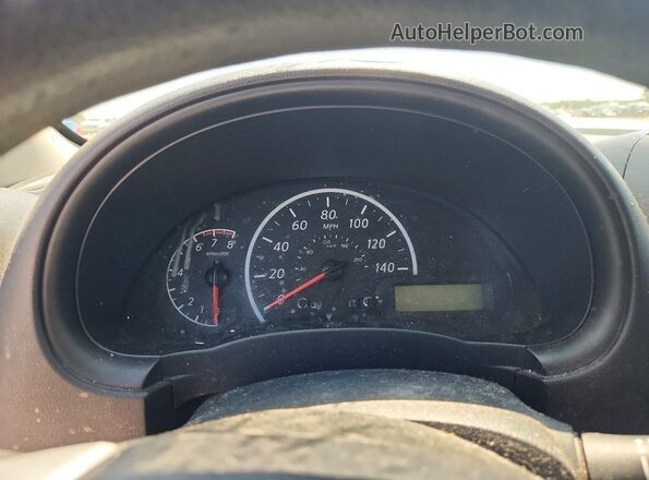 3N1CN7AP7JL884609 2018 NISSAN VERSA White Вид щитка приладів