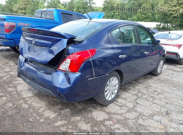 3N1CN7AP7KL856701 2019 NISSAN VERSA Blue Rear right