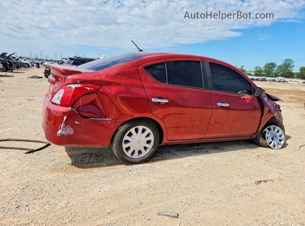 3N1CN7AP7KL861476 2019 NISSAN VERSA Red Задня права чверть