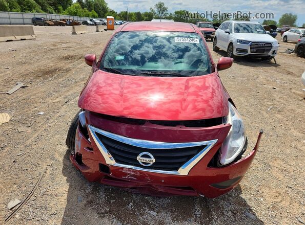 3N1CN7AP7KL861476 2019 NISSAN VERSA Red Вид спереду