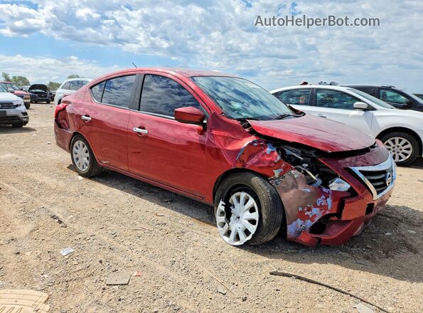3N1CN7AP7KL861476 2019 NISSAN VERSA Red Передня права чверть