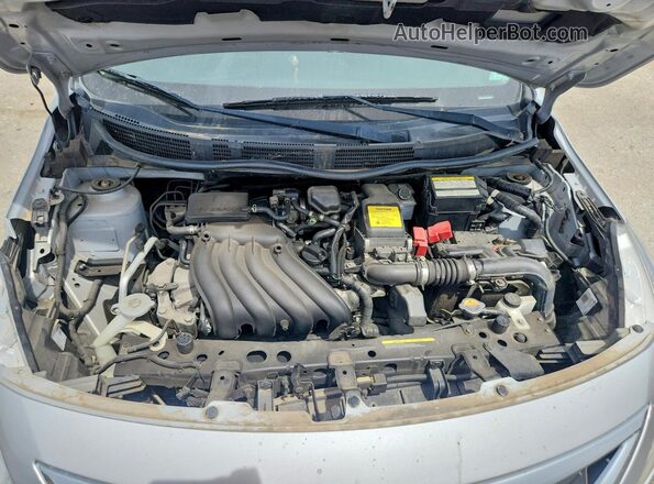 3N1CN7AP8GL824802 2016 NISSAN VERSA Silver უკანა სალონის ხედი