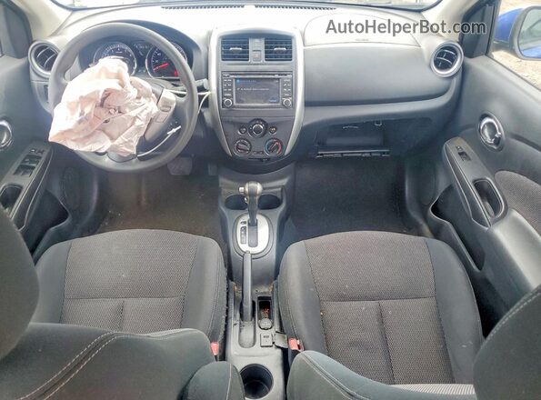 3N1CN7AP8GL844984 2016 NISSAN VERSA Blue Widok deski rozdzielczej
