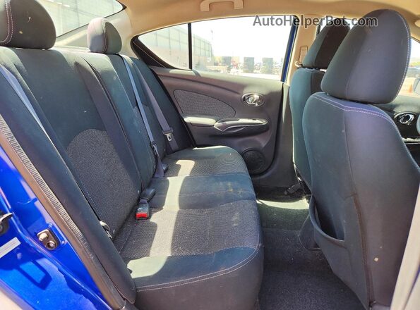 3N1CN7AP8GL854060 2016 NISSAN VERSA Blue Вид задніх сидінь