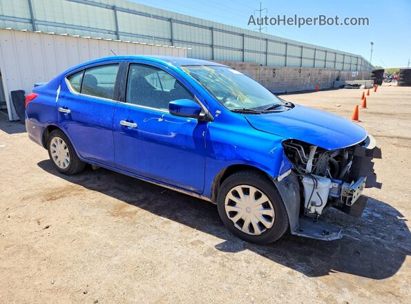 3N1CN7AP8GL854060 2016 NISSAN VERSA Blue Передня права чверть