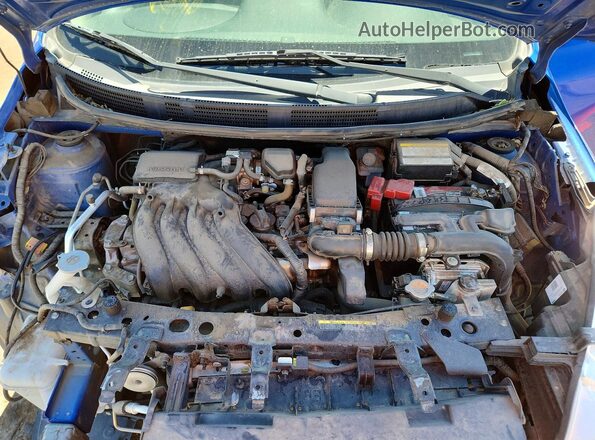3N1CN7AP8GL854060 2016 NISSAN VERSA Blue Вид задньої частини салону