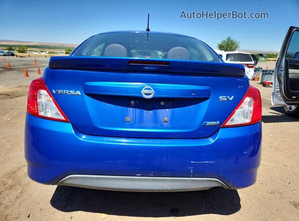 3N1CN7AP8GL854060 2016 NISSAN VERSA Blue Вид ззаду