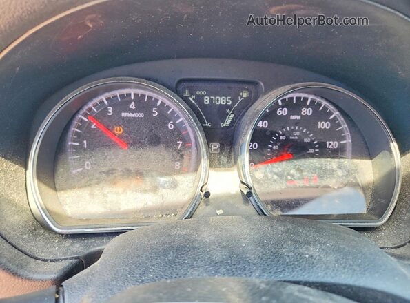 3N1CN7AP8GL854060 2016 NISSAN VERSA Blue Вид щитка приладів
