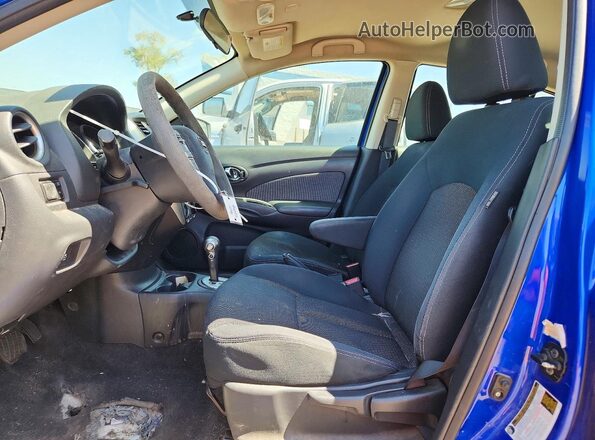 3N1CN7AP8GL854060 2016 NISSAN VERSA Blue Вид салону спереду